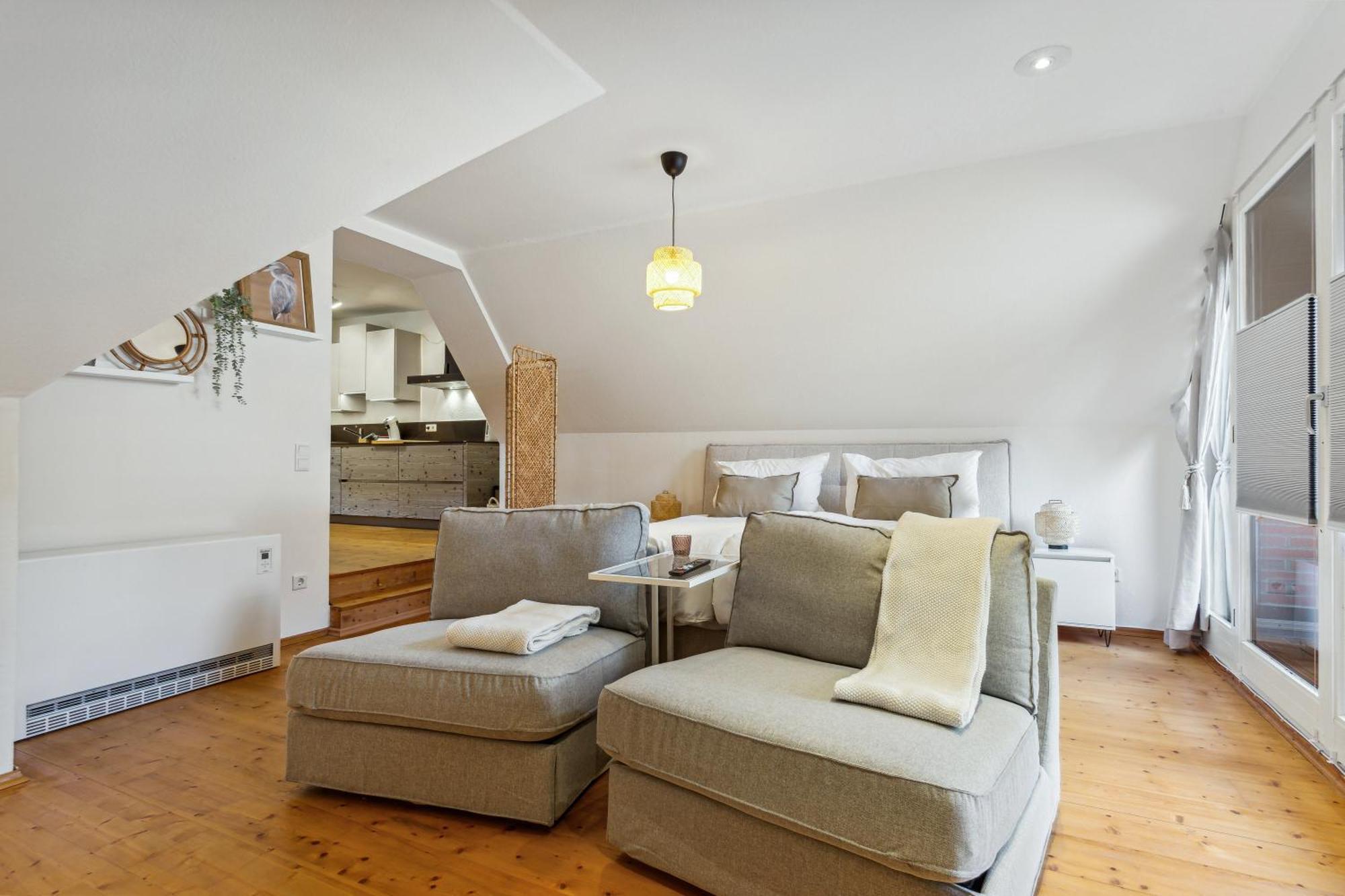 Gemuetliche Fachwerkwohnung Zentrum Luedinghausen Bagian luar foto